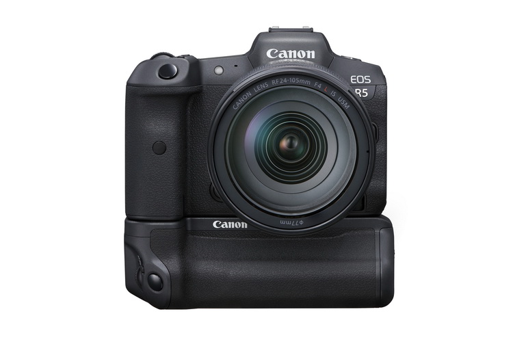 安裝電池盒兼手柄BG-R10的EOS R5.jpg